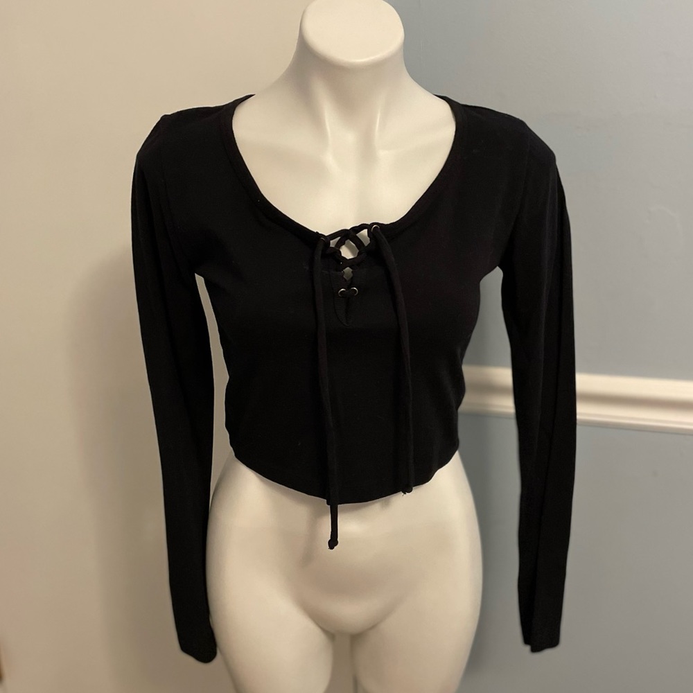 Black Crop Top